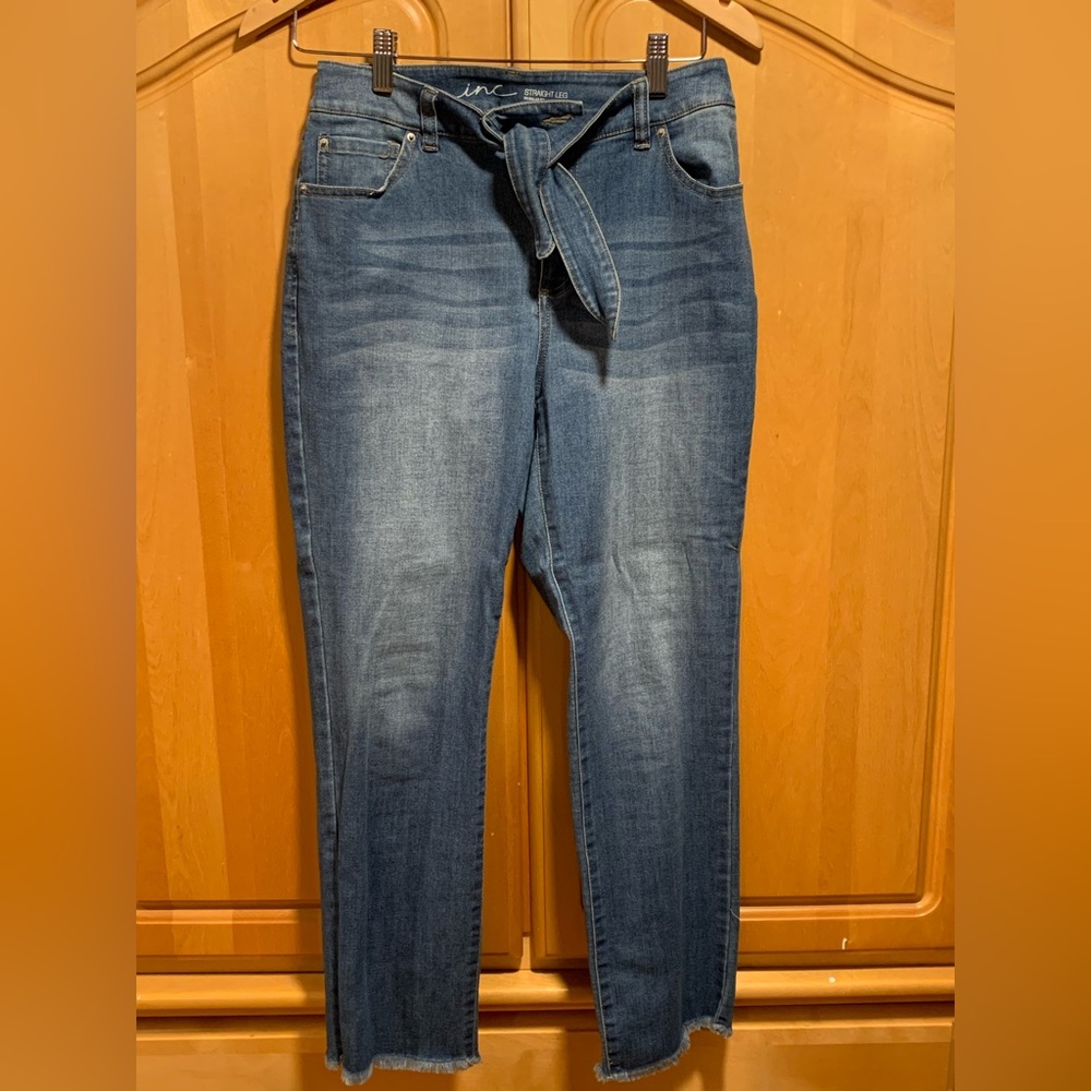 INC International Concepts Dark Blue Ankle Jeans